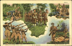 U. S. Infantry Postcard