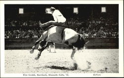 Pete Grubb Bareback Klamath Falls, OR Rodeos Postcard Postcard