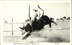 Dick Griffith On A Brahma Postcard