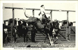 Mitch Owens On Starlight Rodeos Postcard Postcard