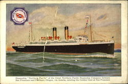 Steamship Northern Pacific Steamers Postcard Postcard