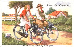 Leve De Vacantie! Graeten Uit Beek By Nymegen Bicycles Postcard Postcard