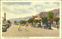 Palm Canyon Drive Palm Springs, CA Postcard Postcard