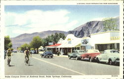 Palm Conyon Drive, Andreas Road Palm Springs, CA Postcard Postcard