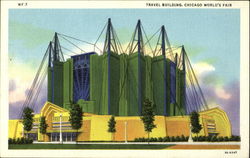 Travel Building Chicago World's Fair Postcard