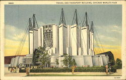 Travel And Transport Building Chicago World's Fair Postcard