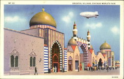 Oriental Village Chicago World's Fair Postcard