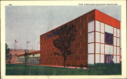 The Czechoslovakian Pavilion 1933 Chicago World Fair Postcard Postcard