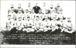 Team picture of the 1906 Chicago White Sox Postcard