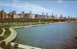 Chicago's Michigan Avenue Skyline Illinois Postcard Postcard