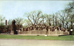 Fountain of Time Washington Park, Chicago Postcard