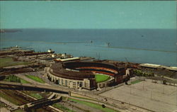 CLEVELAND MUNICIPAL STADIUM Ohio Postcard Postcard