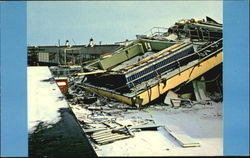 Devastation of the Great Alaskan Earthquake of Good Friday 1964 Anchorage, AK Postcard Postcard