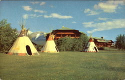 Teepees Glacier Park Hotel Postcard