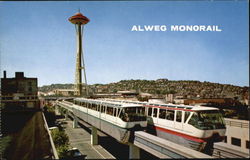 ALWEG MONORAIL Postcard