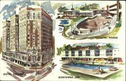 Hotel Syracuse; Country House; Northway Inn Postcard