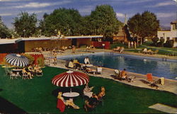 New Glamorous Swimming Pool, Hotel Last Frontier Postcard