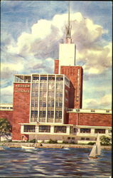 The New Central Building of the Museum of Science Boston, MA Postcard Postcard