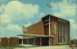 Our Lady of the Skies R. C. Chapel New York, NY Postcard Postcard