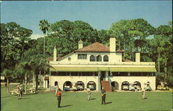 Club House - Daytona Beach Golf and Country Club Florida Postcard Postcard