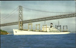 Outbound to the Orient, S.S. America Transport Postcard