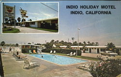 Indio Holiday Motel Postcard