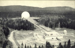 Bell Telephone System's Earth Station at Andover, Me Postcard