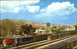 Santa Fe Railway Barstow, CA Postcard Postcard