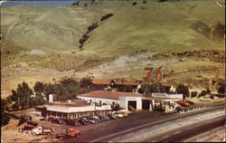 Grapevine Hotel and Garage California Postcard Postcard