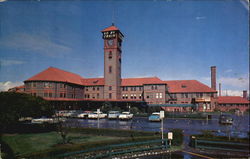 Portland's Picturesque Union Station Postcard