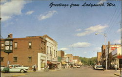 Greetings from Ladysmith, Wis Postcard