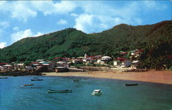 Village of Taboga Panama Postcard Postcard