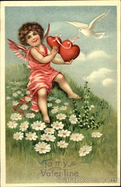 Cupid with Dove