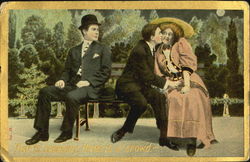 Three is a Crowd Postcard