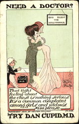 Dr Love's Cupid complaint Postcard