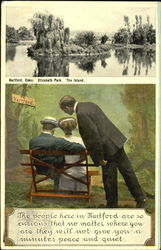 People in Hartford Postcard