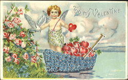 To my Valentine Postcard