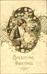 Couple Embracing Postcard