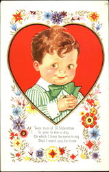 Child in a Heart Postcard