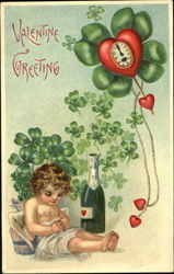 Cupid sleeping Postcard