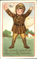 Pilot Boy Children Postcard Postcard