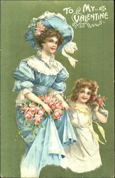 Mother and child Women Postcard Postcard