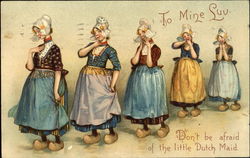 Dutch Maids Postcard