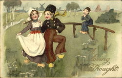 Children dancing Postcard