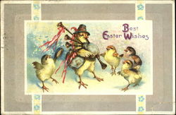 Chicken Playing a Bagpipe Postcard