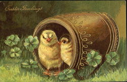 Chicks in a Stein With Chicks Postcard Postcard