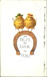 Easter Chicks Postcard