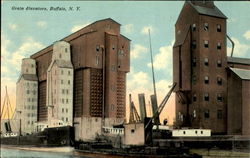 Grain Elevators Buffalo, NY Postcard Postcard