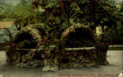 Drinking Fountain at Belle Isle Postcard