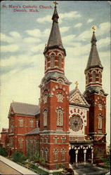 St. Mary's Catholic Church, Detroit, Mich Postcard